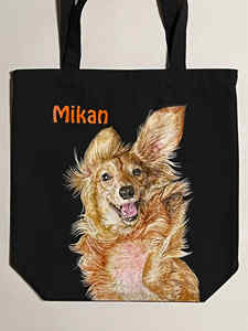 ワンニャントートバッグ：Mikanちゃん